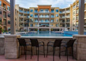 Thumbnail 41 of 86 - outdoor seating with BBQ and pool at 44 Washington, Kansas City, MO, 64111