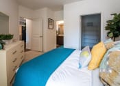 Thumbnail 52 of 86 - Bedroom with cozy bed and cupboards at 44 Washington, Kansas City, MO