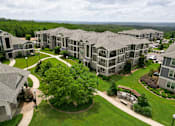 Thumbnail 20 of 27 - an aerial view of an apartment complex at The Crest at Laurel Canyon Apartments, Georgia, 30114