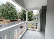 Thumbnail 26 of 40 - Drayton cement balcony with white railings located in Duluth,GA