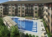 Thumbnail 52 of 66 - District at Riverside apartment community pool rendering opening this fall in Chattanooga, TN