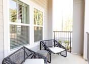 Thumbnail 16 of 43 - Balcony with chairs at The Crest at Oakwood, Georgia, 30566