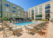 Thumbnail 15 of 15 - Courtyard with pool at ALARA Union Station Apartments in Denver, 80202