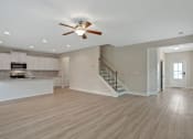 Thumbnail 8 of 51 - Gentry Floor plan, living area and kitchen area