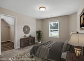 Thumbnail 24 of 51 - an image of a bedroom with a bed and a closet