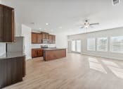 Thumbnail 22 of 50 - kitchen with espresso colored cabinets