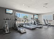 Thumbnail 50 of 110 - Gym at Abbey Glenn Apartments, Waco, TX