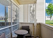 Thumbnail 28 of 110 - Model Porch at Abbey Glenn Apartments, Waco, TX, 76706