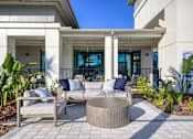 Thumbnail 17 of 62 - Outdoor lounge space for residents and guests.