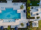 Thumbnail 36 of 92 - arial view of the pool at the resort at longboat key club
