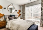 Thumbnail 5 of 29 - Bedroom With Large Bed at Ascend Apollo Apartments, Maryland 20774