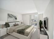 Thumbnail 6 of 27 - Bedroom with a Bed at Meadows at Capitol Heights, Capitol Heights, MD