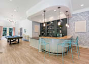 Thumbnail 17 of 24 - Clubhouse kitchen at Poplar Glen Apartments, Columbia, MD.