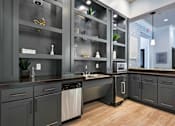 Thumbnail 13 of 24 - Kitchen cabinets at Poplar Glen Apartments, Maryland, 21044.