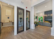 Thumbnail 19 of 24 - A modern living room at Poplar Glen Apartments, Columbia, MD.