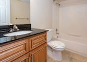 Thumbnail 17 of 22 - Primary Bathroom at Potomac Ridge Apartments, Woodbridge, VA 22191