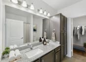 Thumbnail 17 of 45 - Bathroom and walk-in-closet at Aspire Apollo, Camp Springs, 20746