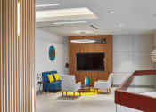 Thumbnail 8 of 34 - Second Level Lounge Seating Area at The Oxford Apartments, Oxon Hill Maryland