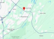 Thumbnail 16 of 16 - a map showing the location of lake puget sound with a marker on it