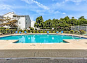 Thumbnail 16 of 29 - A swimming pool with the words at Sedgefield Square Apartments, Greensboro, 27407
