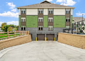 Thumbnail 27 of 36 - Balsam II Apartments parking garage entrance