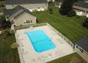 Thumbnail 4 of 18 - Beautiful blue swimming pool
