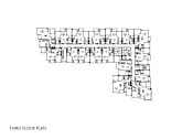 Thumbnail 28 of 54 - A black and white image of a third floor plan.