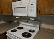 Thumbnail 3 of 19 - this is a photo of the kitchen in the 653 square foot 1 bedroom apartment at har