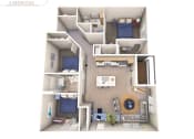 Thumbnail 26 of 39 - a 2100 sq ft floor plan  1 bedroom  1190 sq ft