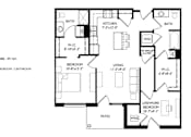 Thumbnail 61 of 80 - A floor plan of a unit style C live/work building.