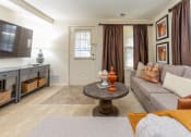 Thumbnail 3 of 31 - Spacious and bright living room at Spring Hill Apartments & Townhomes, Maryland