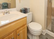 Thumbnail 21 of 36 - Bathroom With Vanity Lights at Chapel Valley Townhomes, Nottingham, 21236