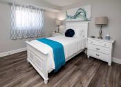 Thumbnail 11 of 24 - A bedroom with a bed and two night stands  at Fairbrook Park, Baltimore, MD 21244
