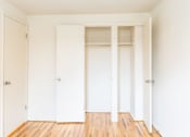 Thumbnail 17 of 22 - First bedroom with closet space at Foxridge Townhomes, Baltimore, MD 21221