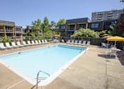 Thumbnail 21 of 25 - Private swimming pool at Charlesgate Apartments, Towson, Maryland