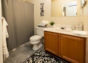Thumbnail 15 of 29 - Secondary bathroom  at Woodridge Apartments in Randallstown, MD 21133.