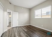 Thumbnail 32 of 62 - Bedroom with Large Windows, Closet, and Vinyl Flooring
