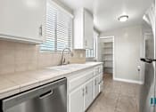 Thumbnail 43 of 62 - Kitchen with Stainless-Steel Dishwasher, Refrigerator, and Pantry