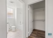 Thumbnail 55 of 65 - Full-Size Bathroom and Hall Closet