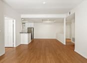 Thumbnail 12 of 38 - Living and Dining Room Space with Vinyl Flooring