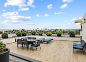 Thumbnail 63 of 71 - Entertainment Area of the Rooftop Terrace of Hayworth Abbey