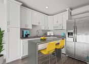 Thumbnail 5 of 48 - Open-Conept Kitchen with Stainless-Steel Appliances