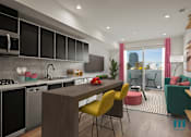 Thumbnail 53 of 106 - Black Appliances In Kitchen at Ogden Garden by Wiseman, Los Angeles, CA, 90036
