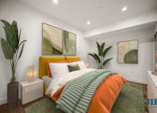 Thumbnail 79 of 106 - Private Master Bedroom at Ogden Garden by Wiseman, California