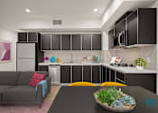 Thumbnail 22 of 106 - Spacious Kitchen With Pantry Cabinet at Ogden Garden by Wiseman, Los Angeles, California