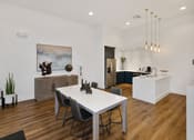 Thumbnail 22 of 31 - Clubhouse kitchen at Kensley Apartment Homes