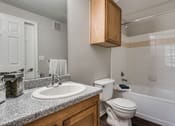 Thumbnail 14 of 31 - Master bathroom at Kensley Apartment Homes