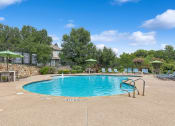 Thumbnail 10 of 15 - Swimming pool at Cypress View Villa Apartments in Weatherford TX