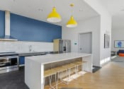Thumbnail 3 of 18 - Resident Services Center Kitchen at GEO Apartment in Fremont CA