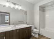 Thumbnail 12 of 18 - Vacant Bathroom at GEO Apartment in Fremont CA